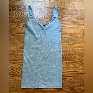 Grey mini dress